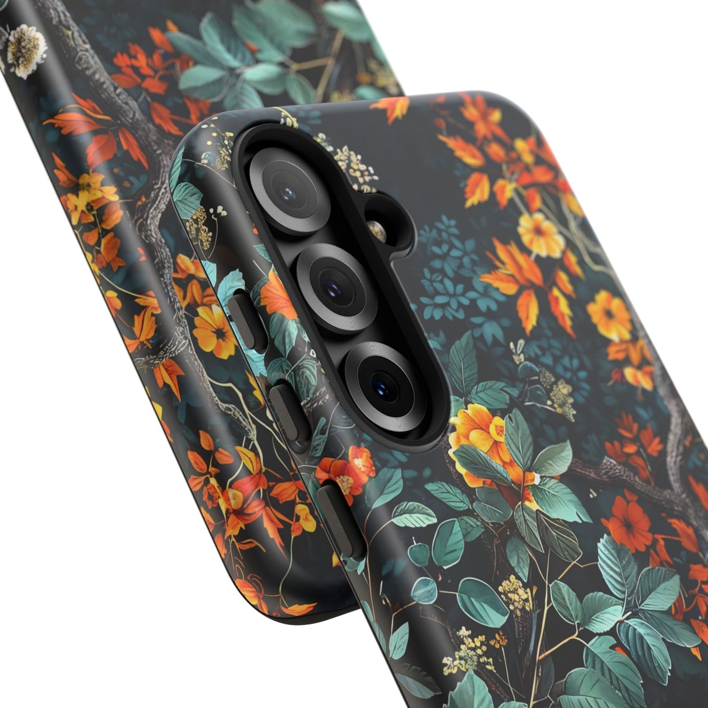 Floral Phone Case | Tough Cases, Protective Cover, Gift for Her, Autumn Vibes, Floral Phone Accessory, Unique Design