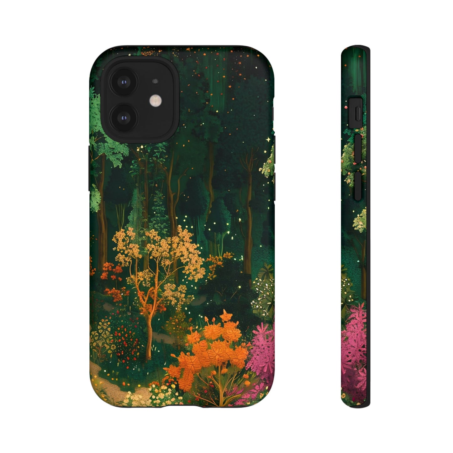 Nature-Inspired Phone Case, Floral Design, Tough iPhone Cover, Gift for Nature Lovers, Colorful Phone Accessory
