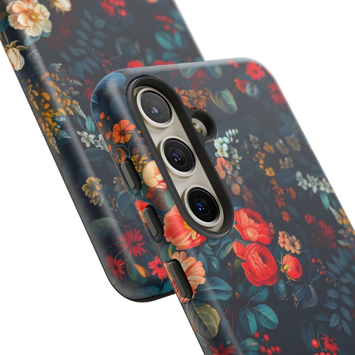 Floral Phone Case - Tough Cases, iPhone Protection, Elegant Floral Design, Gift for Her, Stylish Tech Accessory