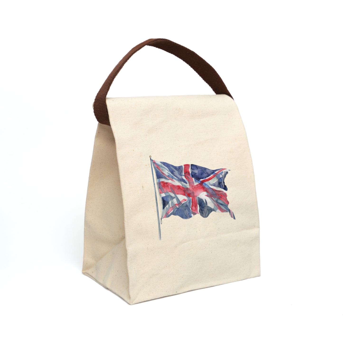 British flag Canvas Lunch Bag With Strap
