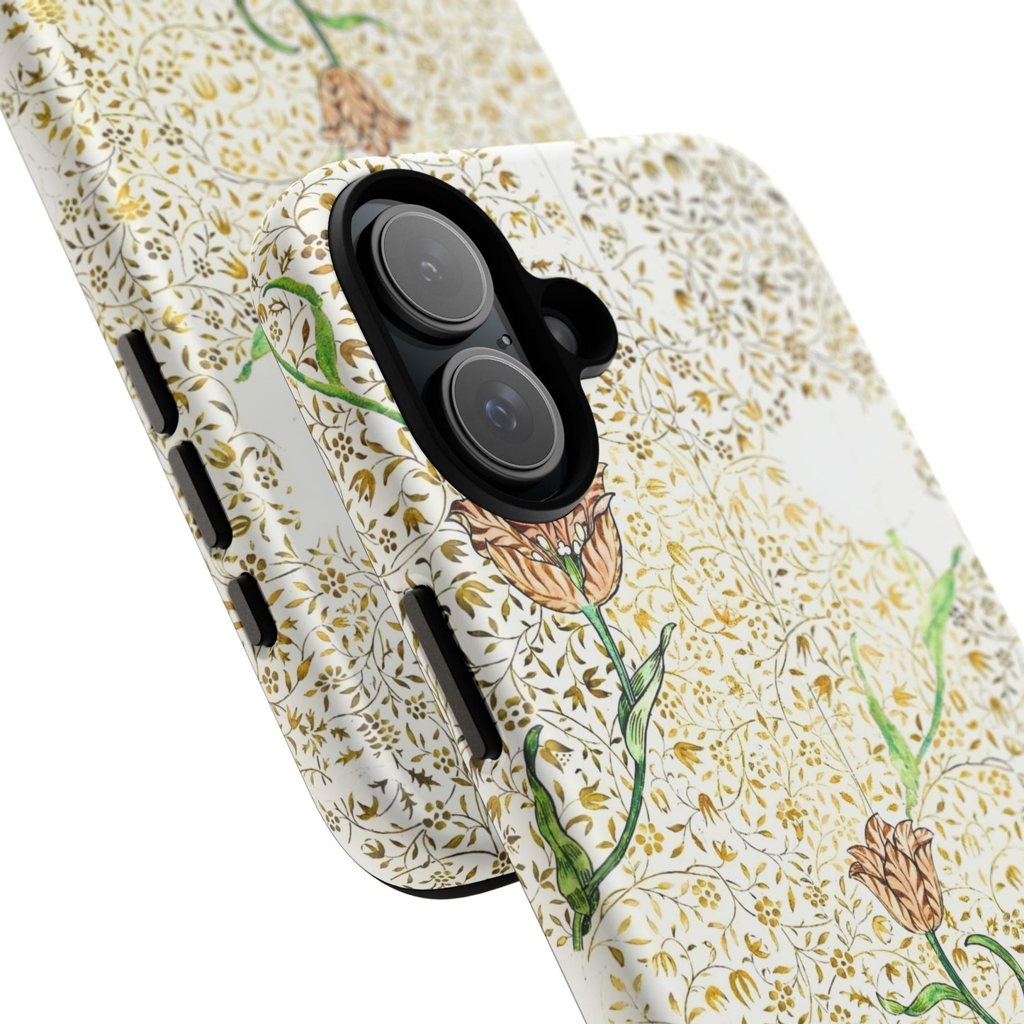 Elegant Floral Phone Case, Tough Cases for iPhone, Stylish Smartphone Cover, Protection with Floral Art, Unique Gift for Her