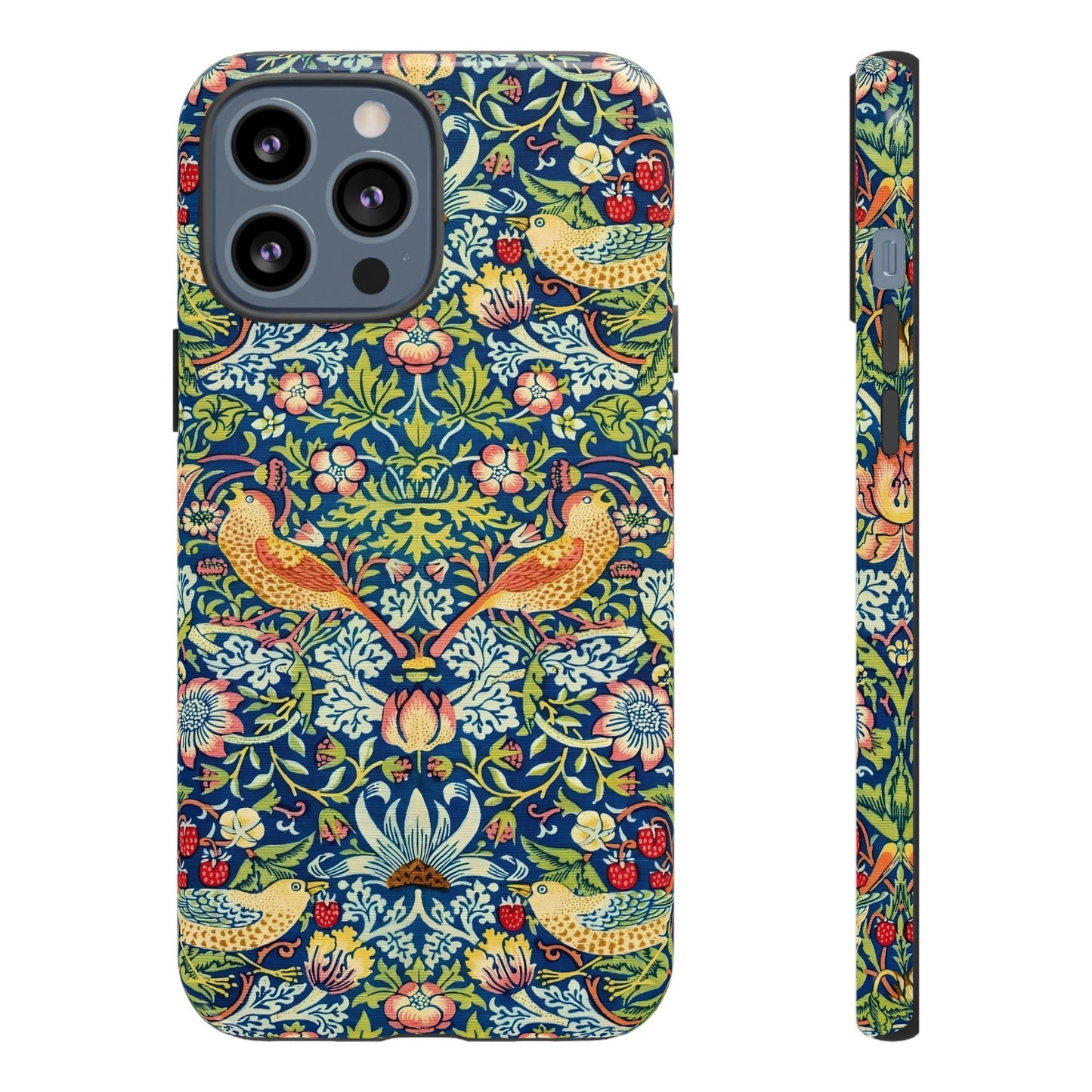 Floral Phone Case | Tough Cases, Stylish Protection, Unique Gift, Eco-Friendly, Floral Pattern, Bird Design