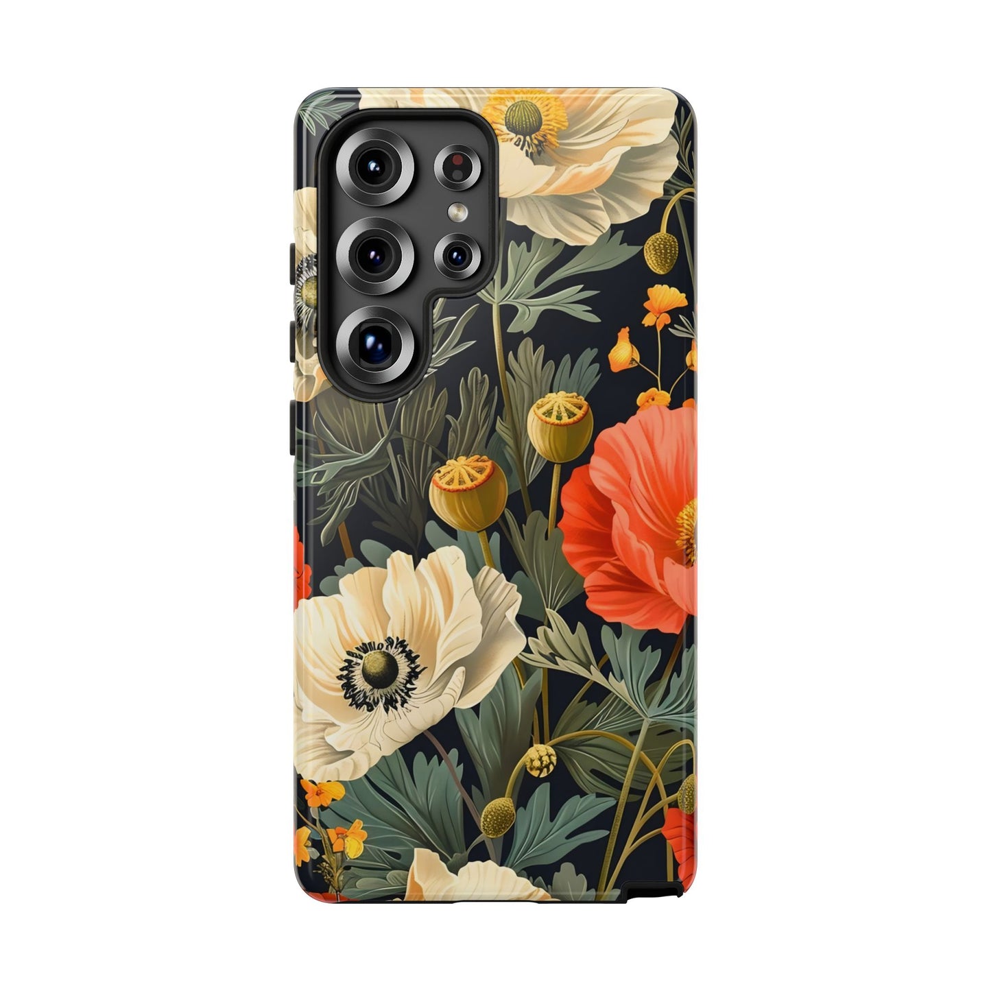 Floral Phone Case - Tough Cases with Vibrant Garden Design, Phone Accessory, Gift for Her, Spring Style, Nature Lover