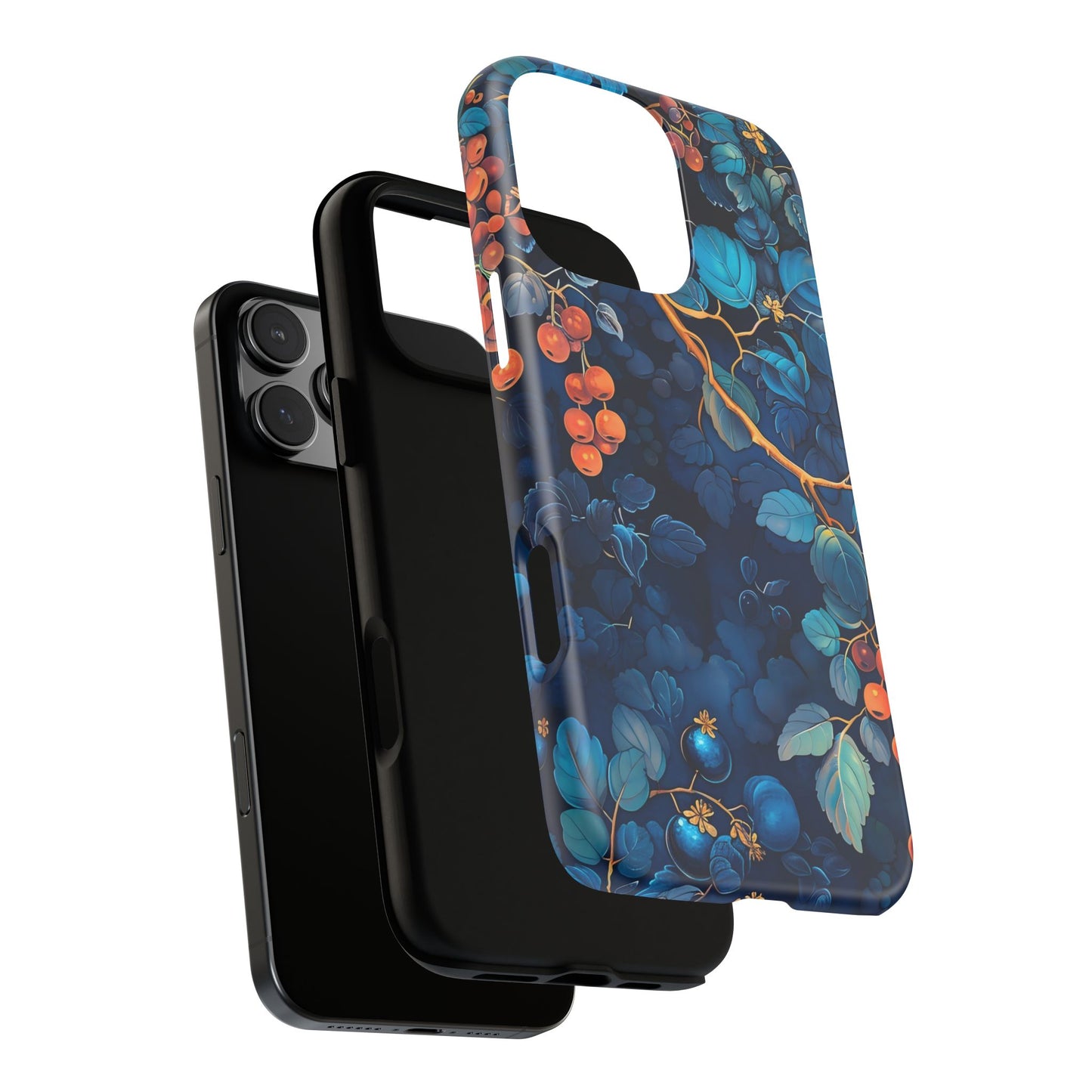 Artistic Phone Case with Floral Design, Tough Cases for iPhone, Nature-Inspired Accessory, Unique Gift for Her, Protective Cover