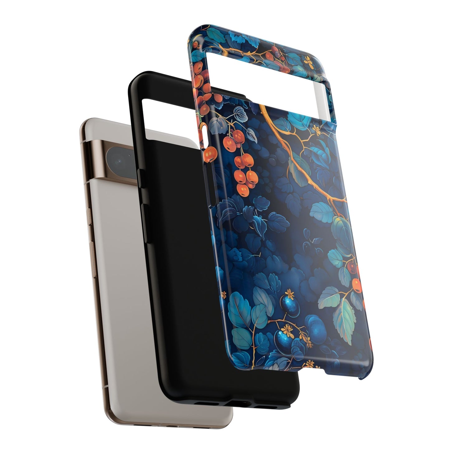Artistic Phone Case with Floral Design, Tough Cases for iPhone, Nature-Inspired Accessory, Unique Gift for Her, Protective Cover
