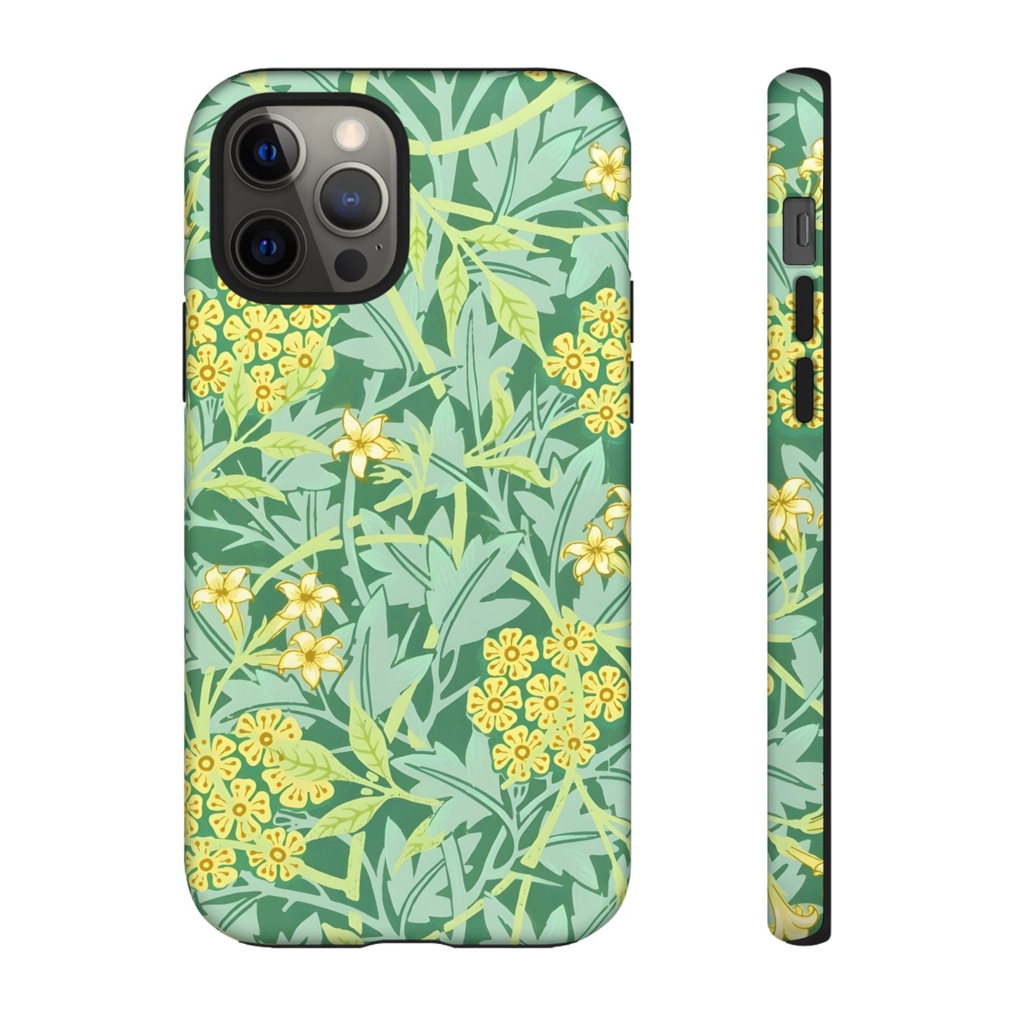 Tough Cases Organic Floral Phone Case, Stylish iPhone Cover, Eco-Friendly Gift, Nature Lover Accessory, Spring Decor, Unique Phone Protector