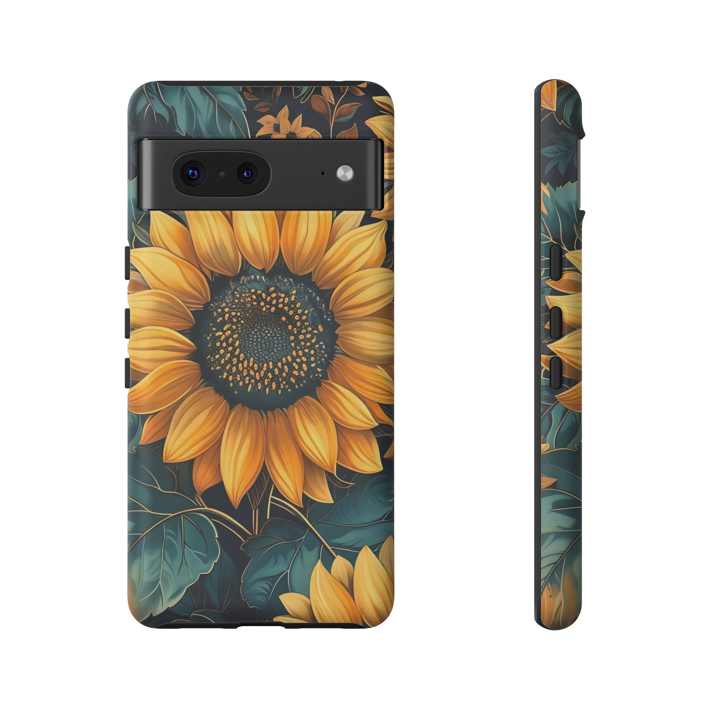 Sunflower Phone Case - Bright Floral Design, Stylish Tough Cover for Sunflower Lovers, Gift for Plant Enthusiasts, Mom Gift, Nature Lovers