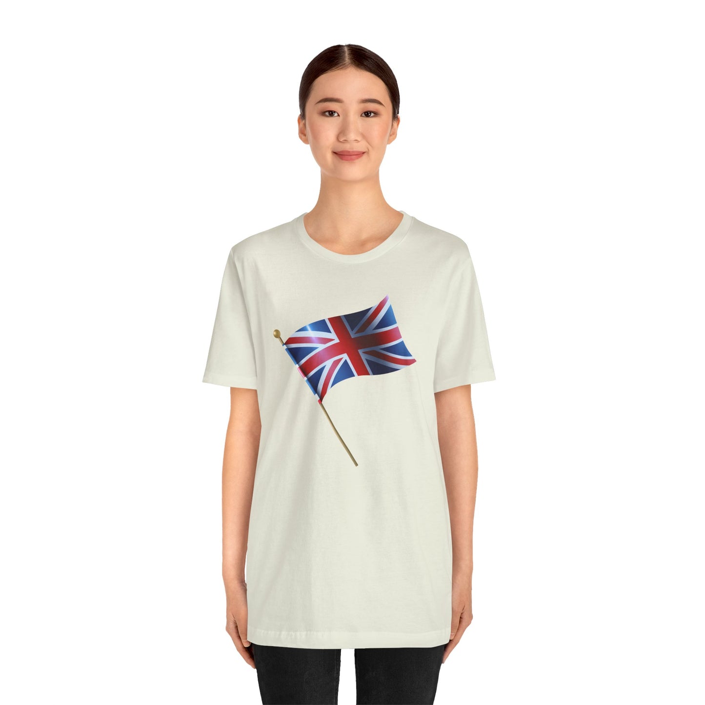 Unisex Jersey Short Sleeve Tee - Classic UK Flag Design - Union Jack Symbol