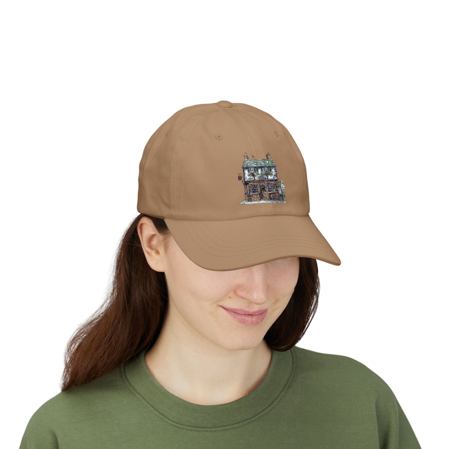 Classic Dad Cap with Charming Cottage Design | Perfect for Fathers Day, Casual Outings, Sun Protection, Everyday Wear, Gift Idea
