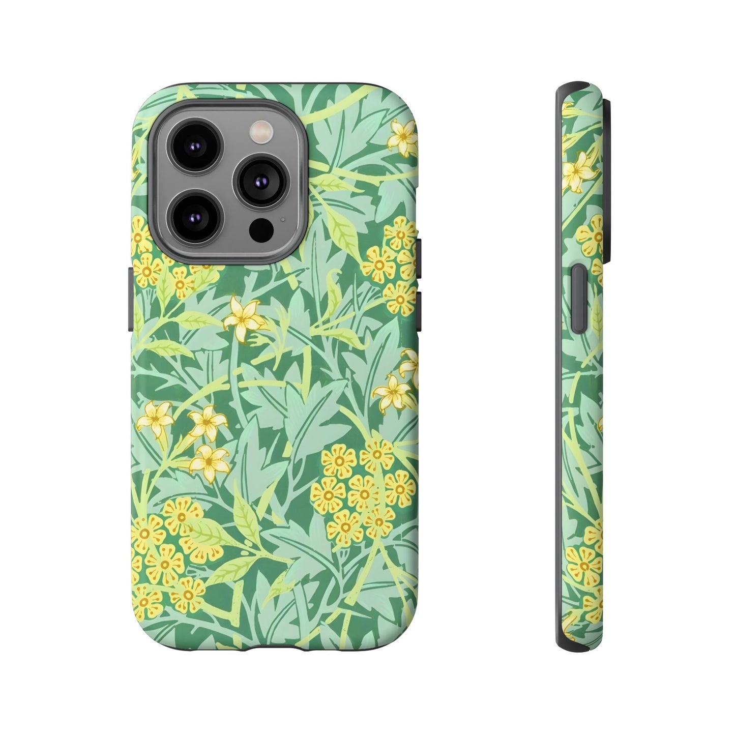 Tough Cases Organic Floral Phone Case, Stylish iPhone Cover, Eco-Friendly Gift, Nature Lover Accessory, Spring Decor, Unique Phone Protector