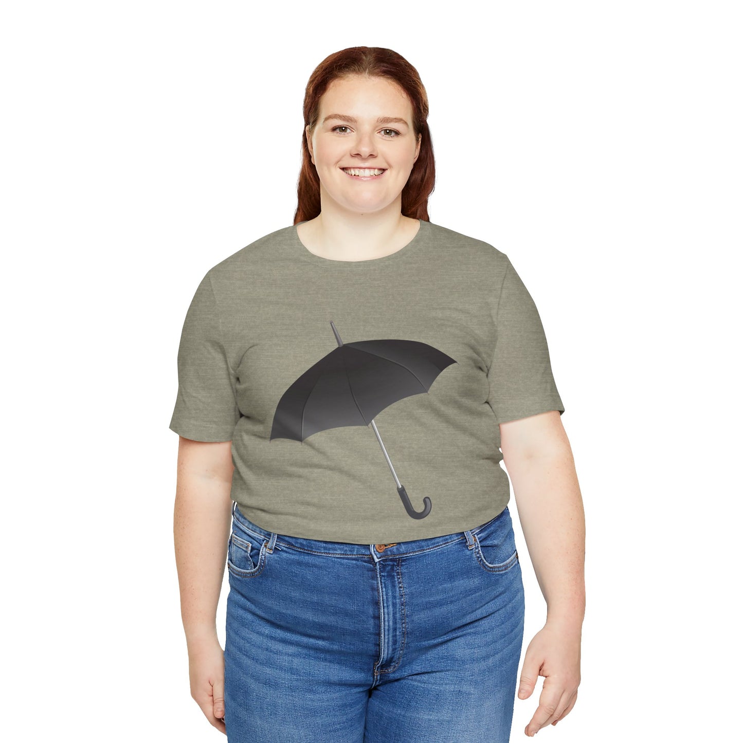 Unisex Jersey Short Sleeve Tee - Regal Royal Umbrella - Elegant and Majestic