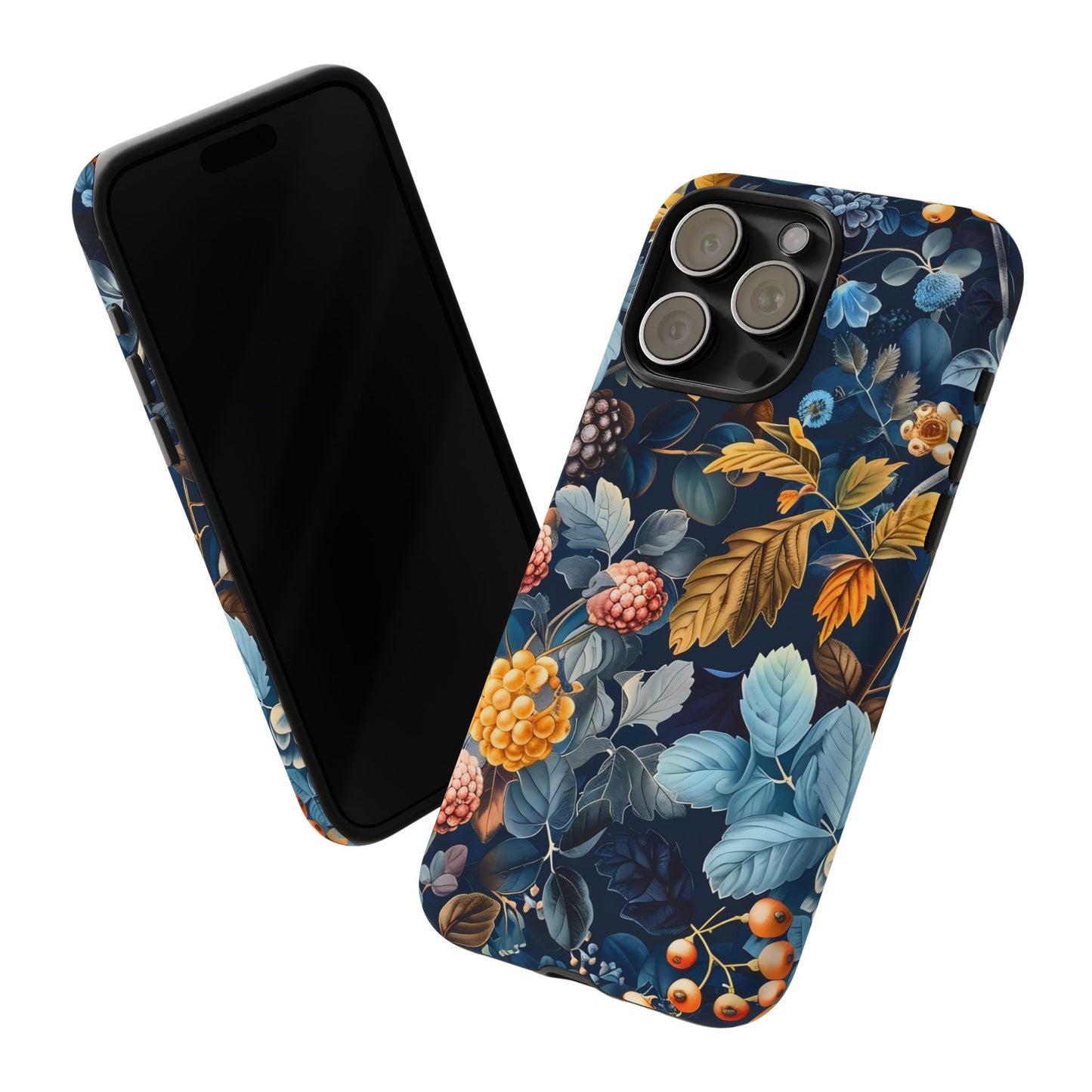 Floral iPhone Case, Tough Phone Cover, Nature-inspired Accessory, Gift for Her, Trendy Protection Case