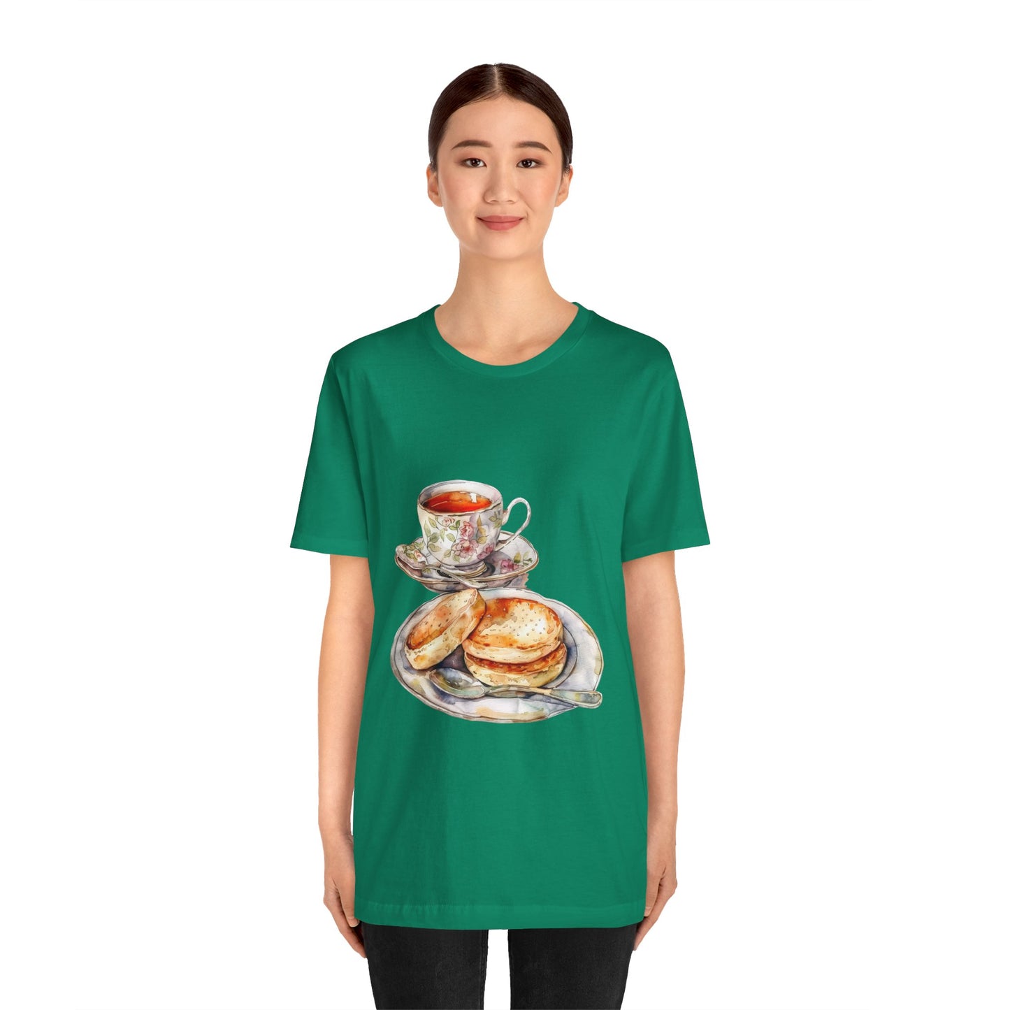 Unisex Jersey Short Sleeve Tee - A Taste of Tradition - Iconic British Cuisine