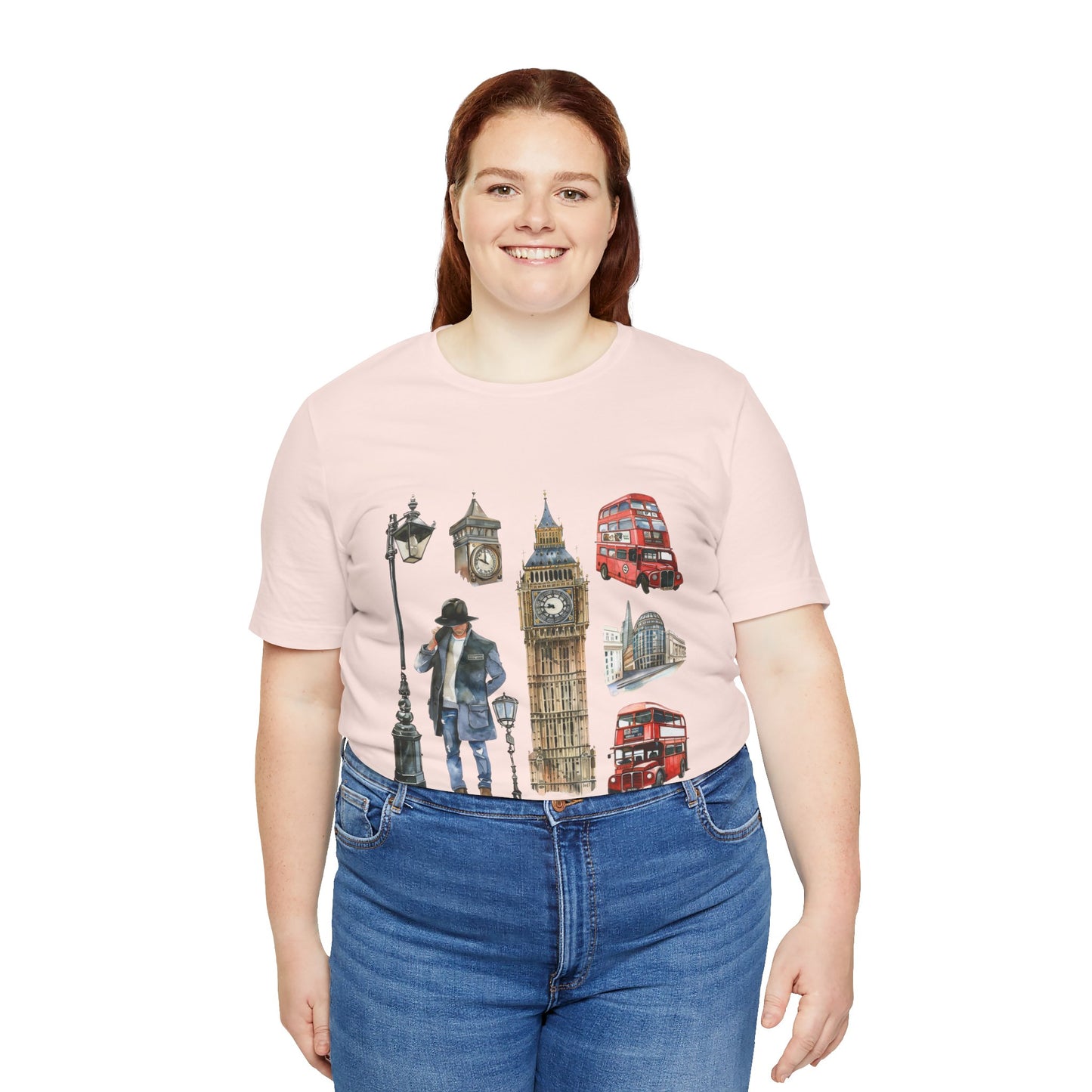 Unisex Jersey Short Sleeve Tee - Old World Charm - Vintage English Icons