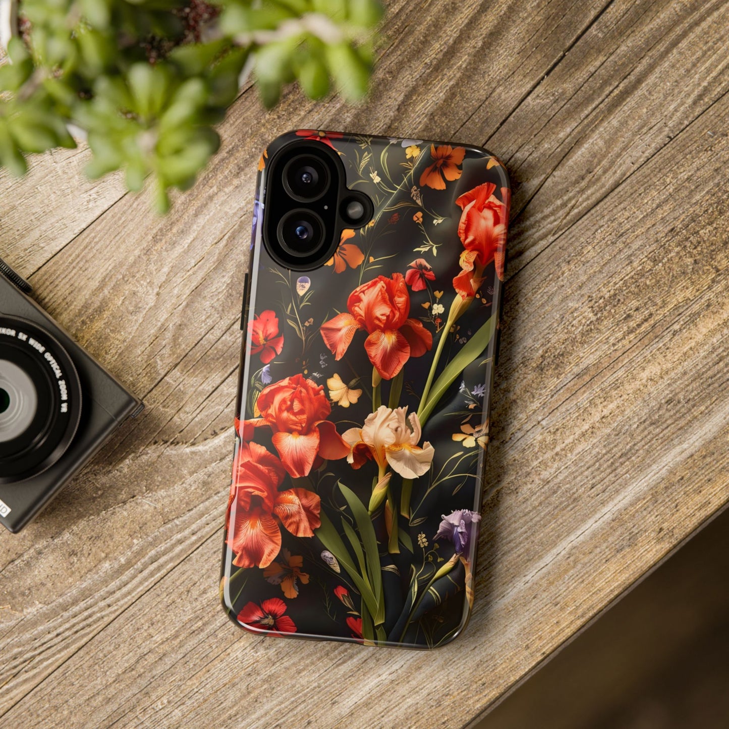 Floral Tough Case for Phone, Durable Protective Phone Cover, Gift for Flower Lovers, Phone Accessories, Spring Vibes