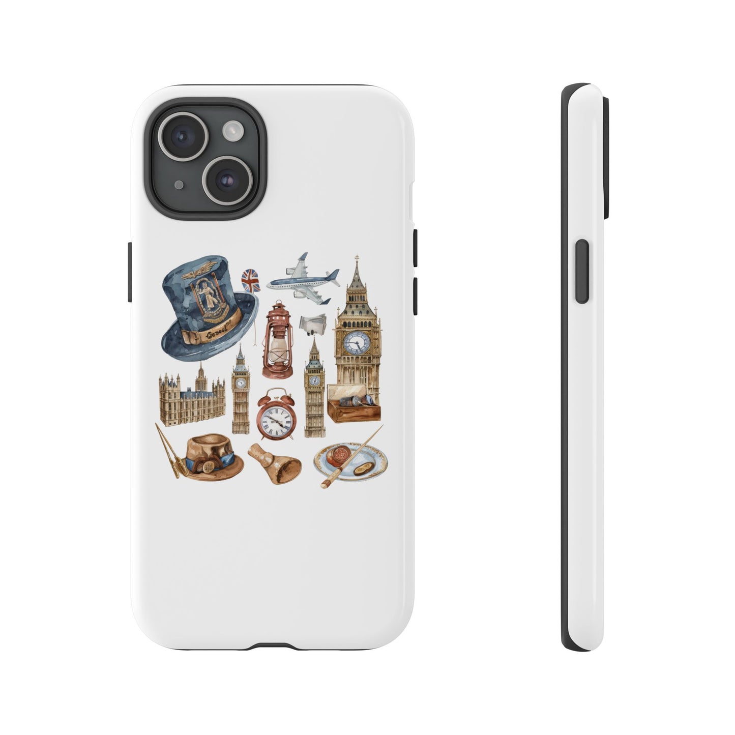 London-Themed Phone Case, Durable iPhone Cover, Gift for Travelers, Unique Cell Phone Accessories, Stylish Gadget Protection