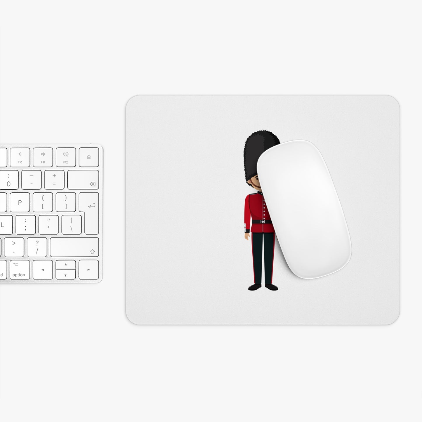 Animated Guard Mouse Pad - Fun Desk Accessory, Office Gift, Gamer Pad, Home Decor, British Theme