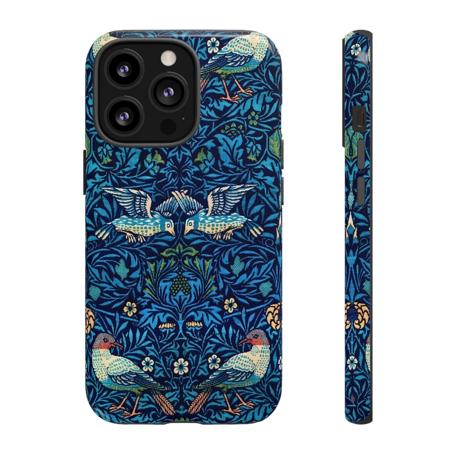 Elegant Bird Pattern Phone Case | Nature Lover Gift, Stylish Mobile Cover, Floral Design, Eco-Friendly, Unique Cell Phone Protector