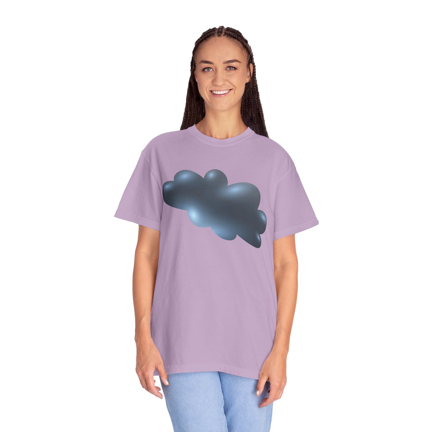 Unisex Garment-Dyed T-shirt - Serene Cloudscape - Dreamy Cloud Design