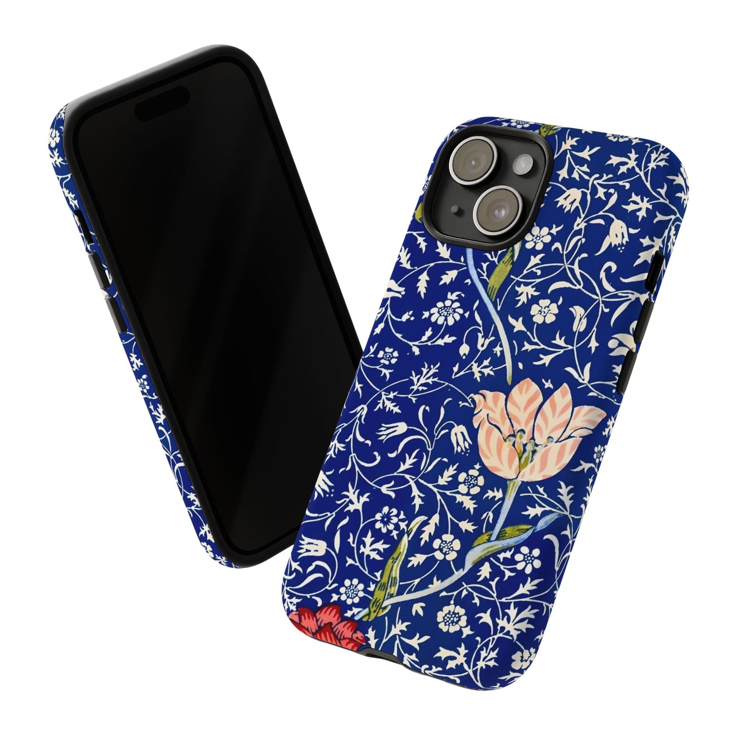 Floral Phone Case, Unique Tough Phone Cover, Gift for Her, Spring Decor, Durable Protective Case, Elegant Floral Design