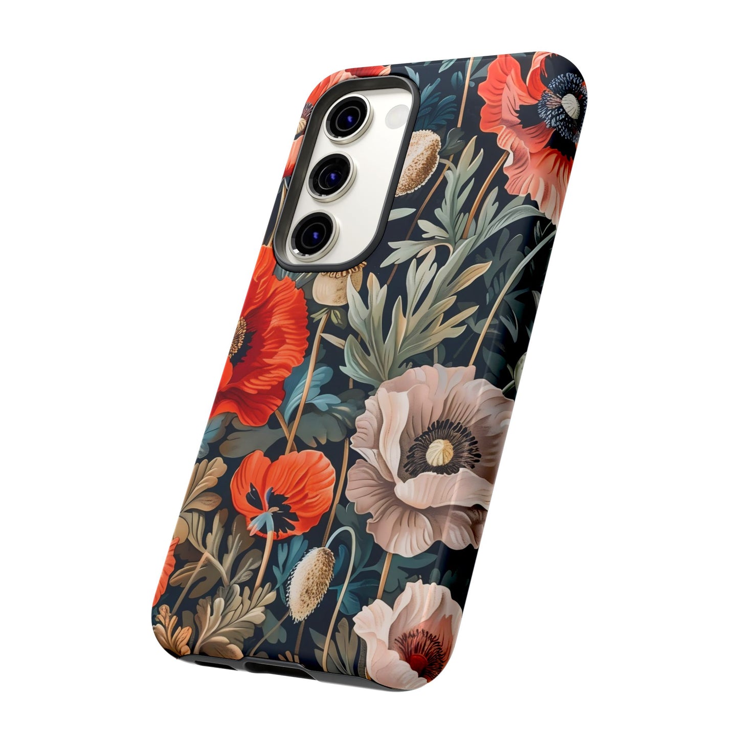 Floral Phone Case - Tough Cases, Flower Design, Chic Tech Accessories, Stylish Gifts, Unique Phone Protectors