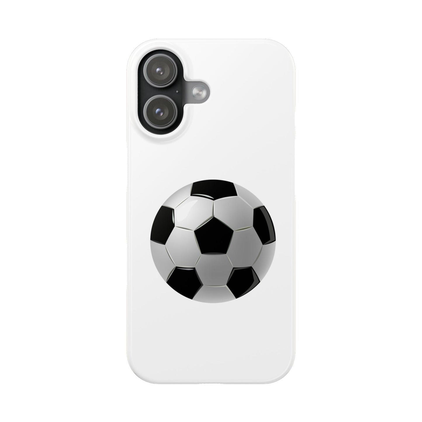 Soccer Ball Slim Phone Cases - Perfect for Sports Lovers, Gift for Athletes, Birthday Present, Stylish Accessories, Phone Protection