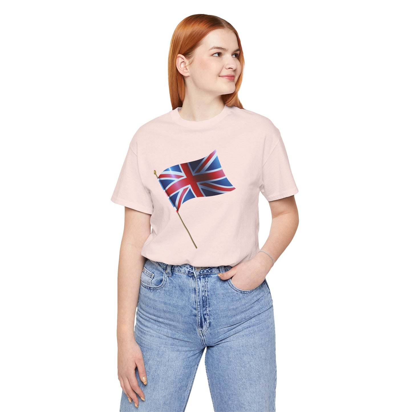 Unisex Jersey Short Sleeve Tee - Classic UK Flag Design - Union Jack Symbol