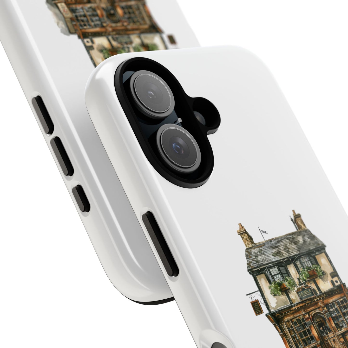 Artistic Phone Case with Cozy Cottage Design