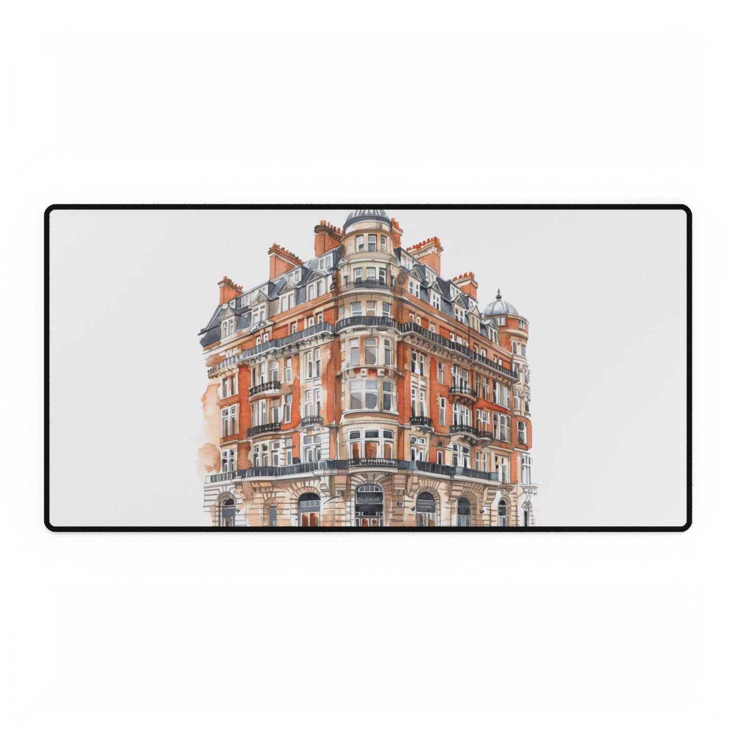 Elegant Cityscape Desk Mat - Office Decor, Workspace Accessory, Gift for Professionals, Home Office Essentials, Customizable Desk Pad