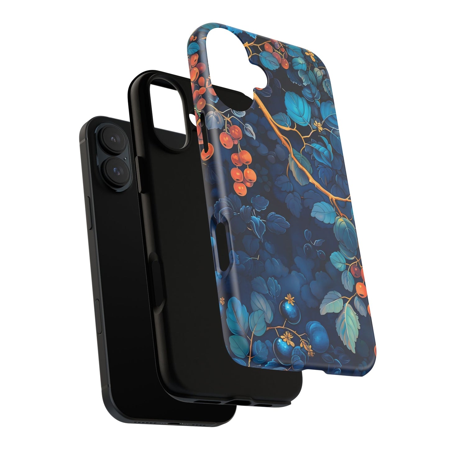 Artistic Phone Case with Floral Design, Tough Cases for iPhone, Nature-Inspired Accessory, Unique Gift for Her, Protective Cover
