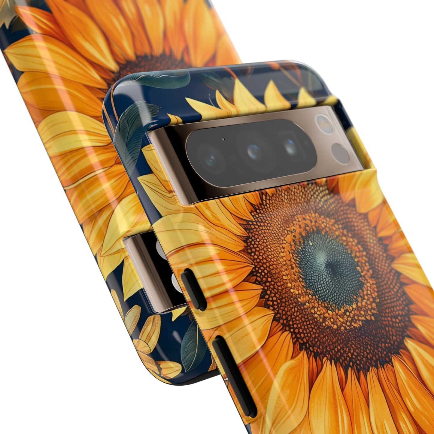 Sunflower Phone Case - Floral Design for Nature Lovers, Cute Spring Accessory, Gift for Her, Eco-Friendly Cover
