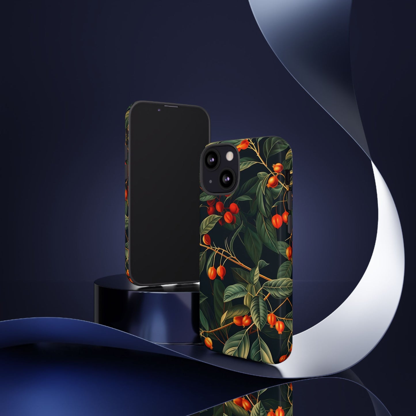 Tough Cases, Floral Phone Case, Nature-Inspired Tech, Unique Gift, Phone Accessory, Botanical Design, Fall Vibes