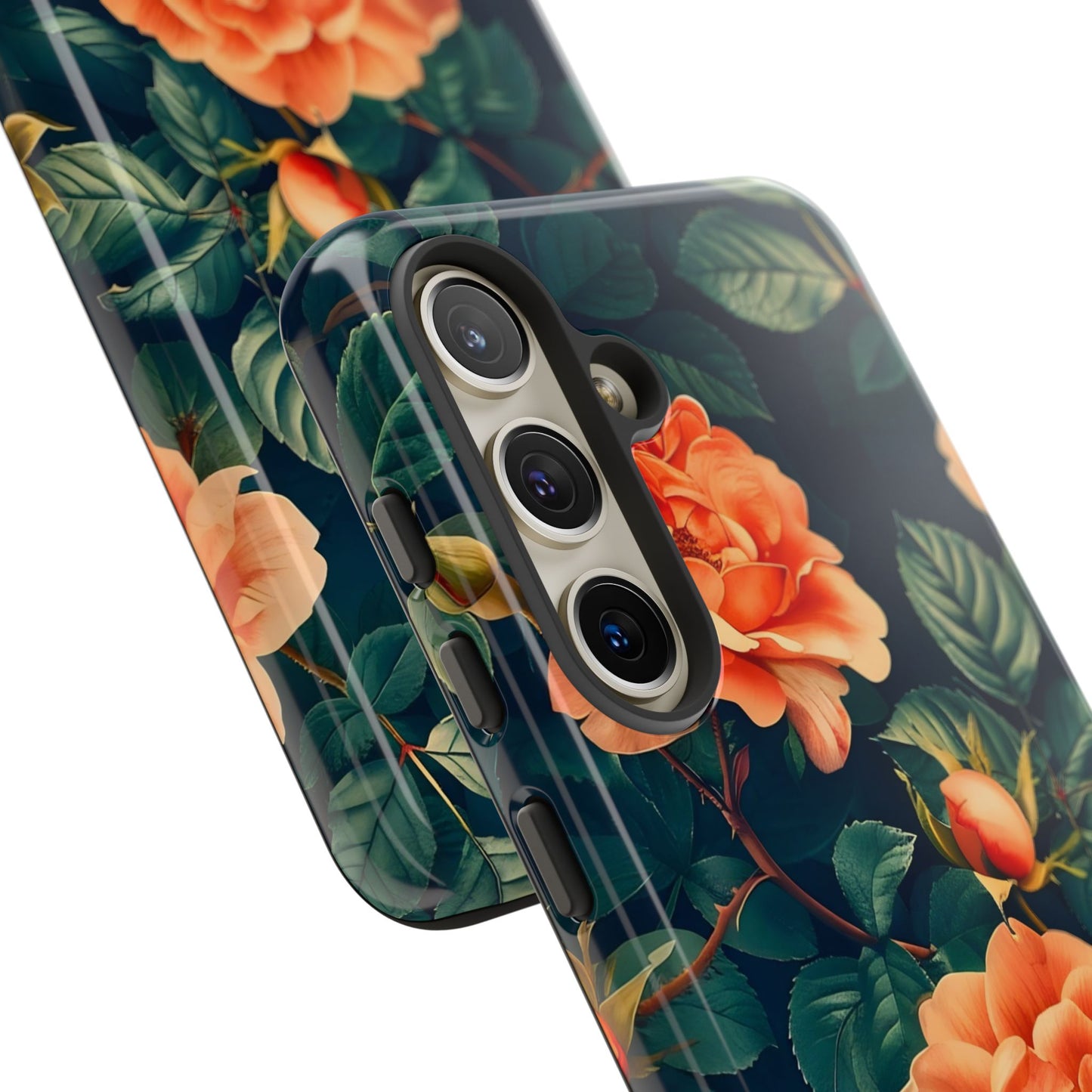 Floral Phone Case, Tough Cases for Nature Lovers, Botanical Design, Phone Protection, Gift for Her, Trending Floral Accessories