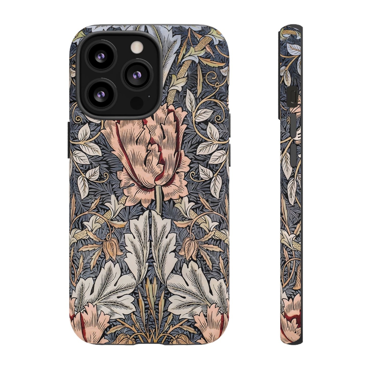 Floral Phone Case, Tough Cases for Stylish Protection, Flower Design, Gift for Her, Phone Accessories, Trendy Mobile Covers