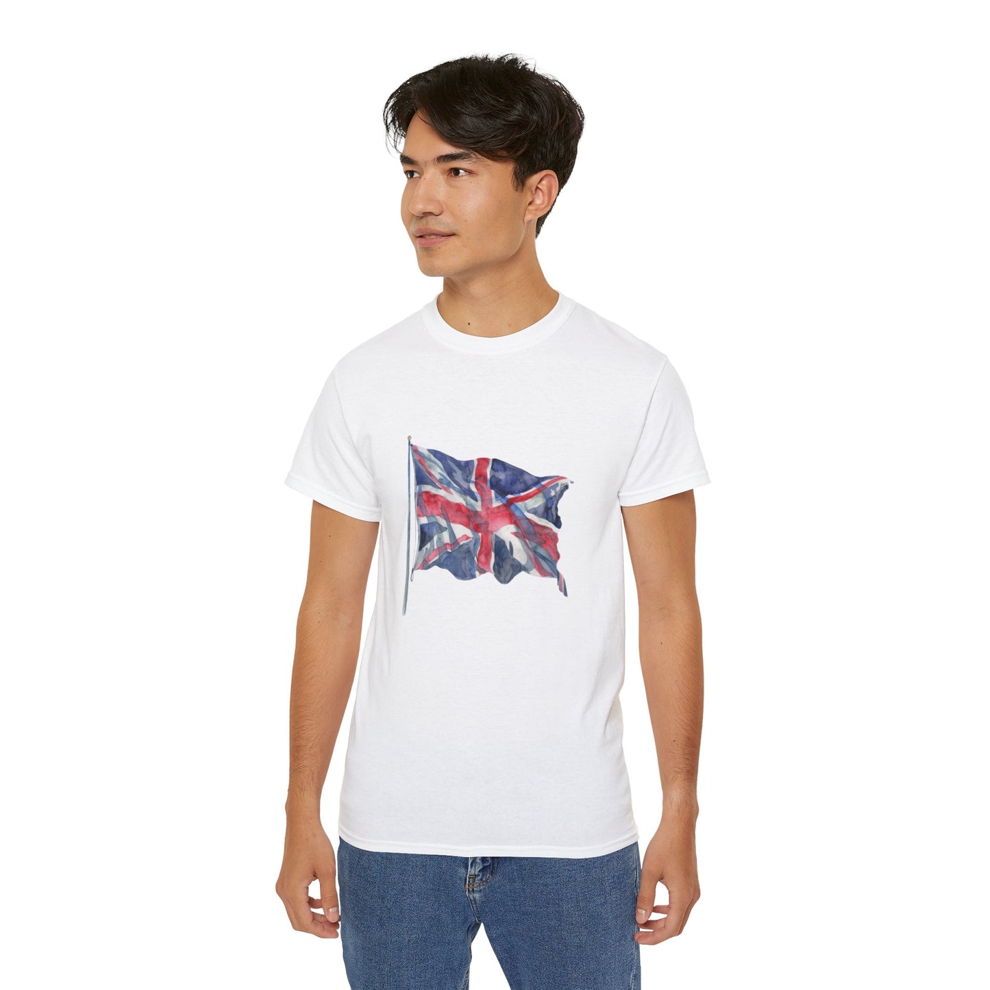 Unisex Ultra Cotton Tee - Iconic British Flag