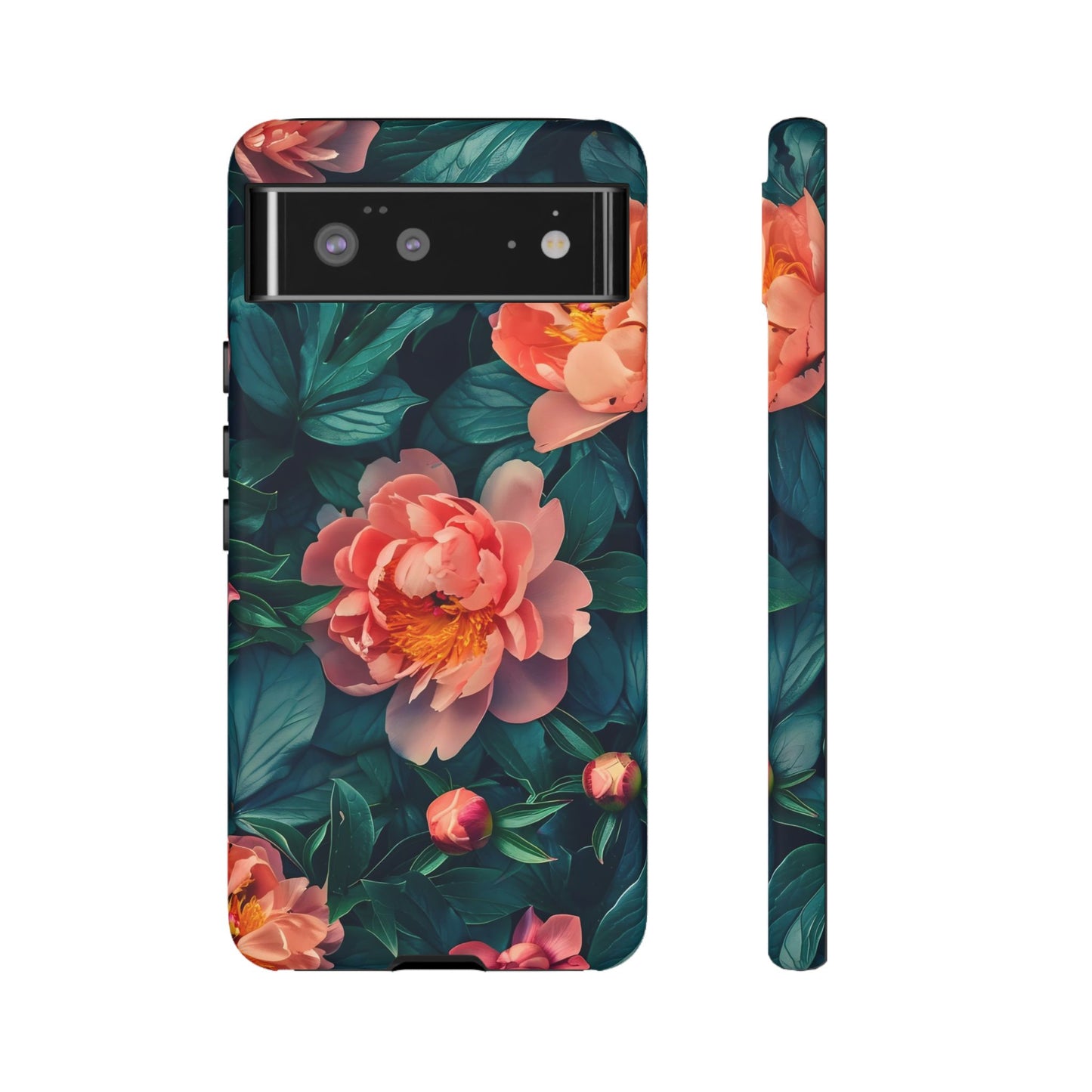 Floral Phone Case - Tough Cases, Flower Design, Botanical Art, Phone Accessory, Gift for Her, Nature Lovers