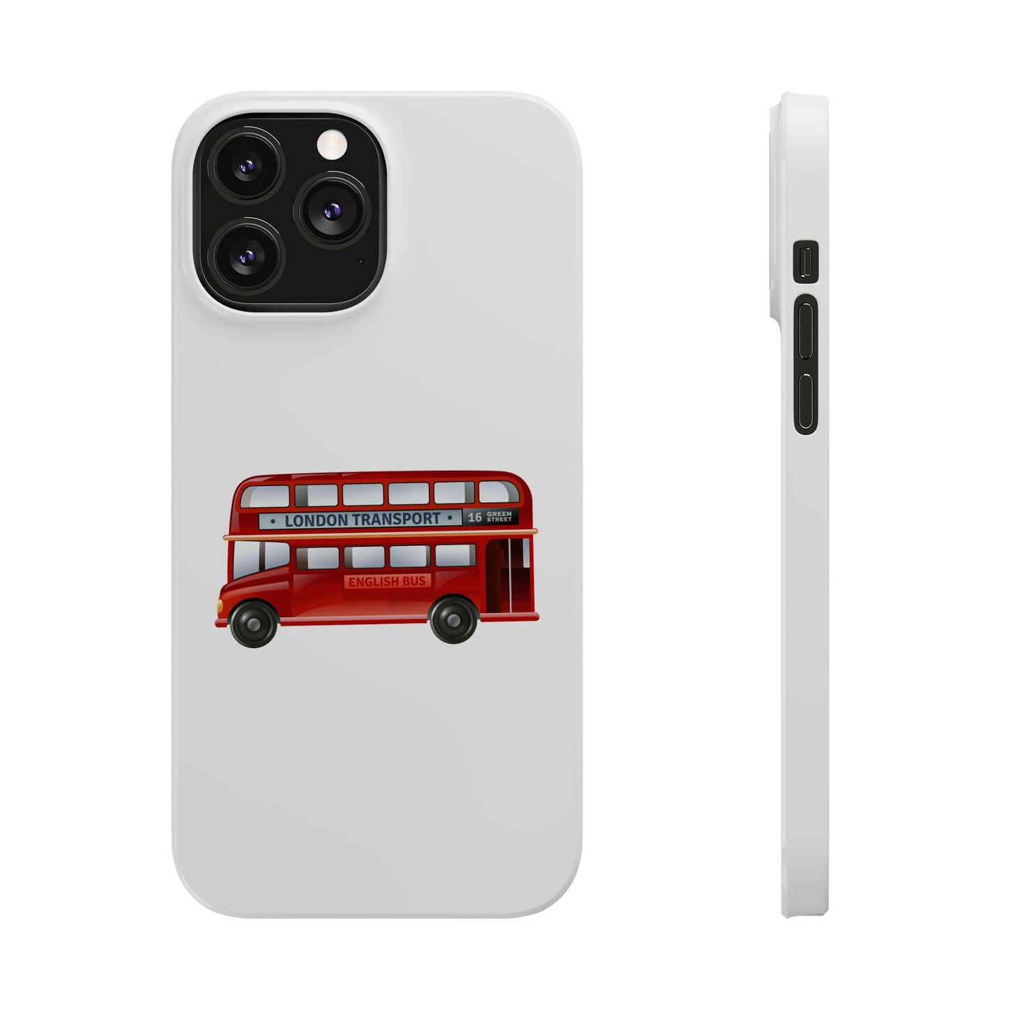 Vintage London Bus Phone Cases | Slim Phone Cover, London Gifts, Travel Accessories, Unique Phone Case, Bus Lover Gift