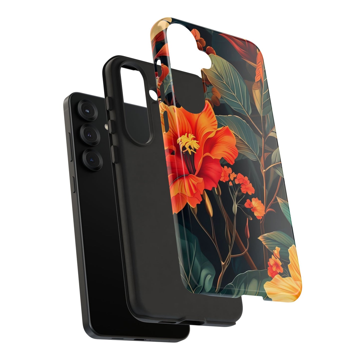 Colorful Floral Phone Case, Tough Cases, Vibrant Smartphone Cover, Gift for Nature Lovers, Summer Vibes, Unique Phone Accessory