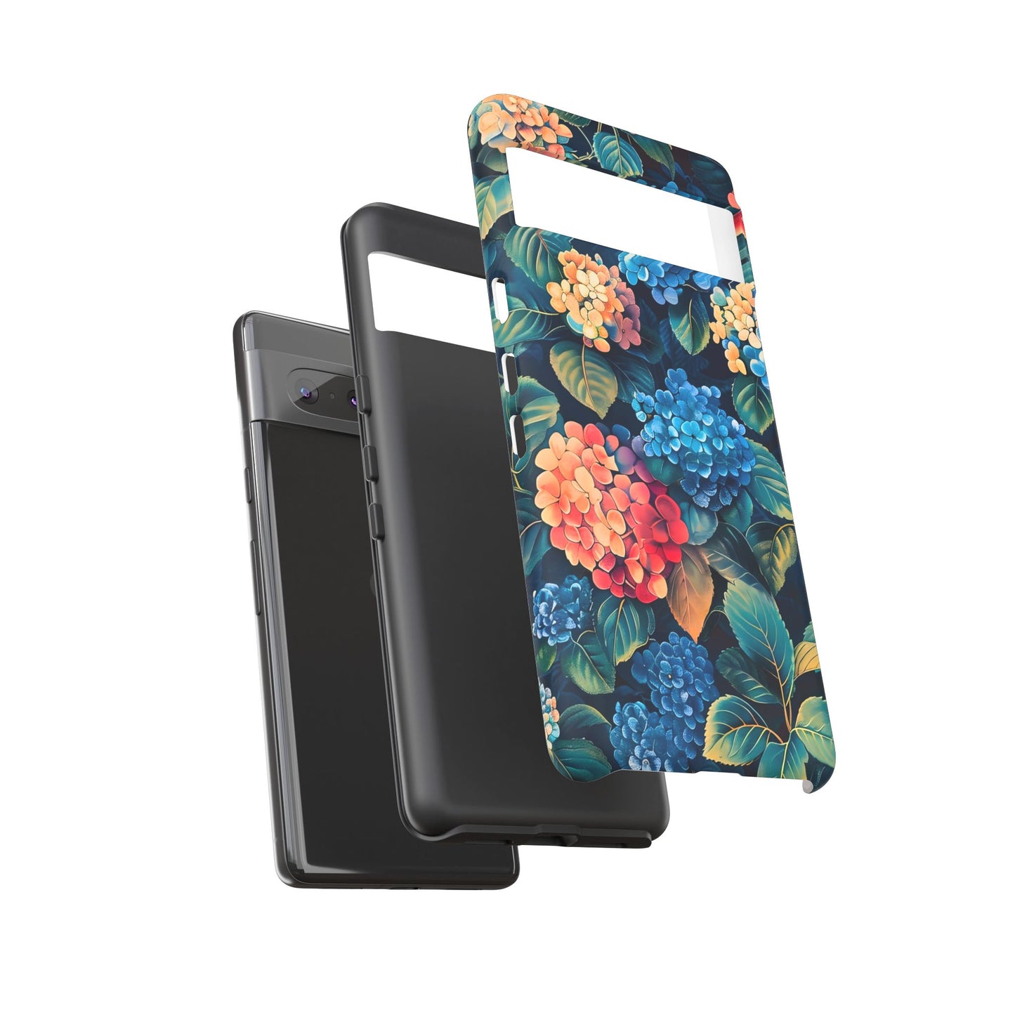 Floral Phone Case, Stylish Tough Case for Gardener Gift, Flower Lover Accessory, Pretty Floral Design, Protective Case