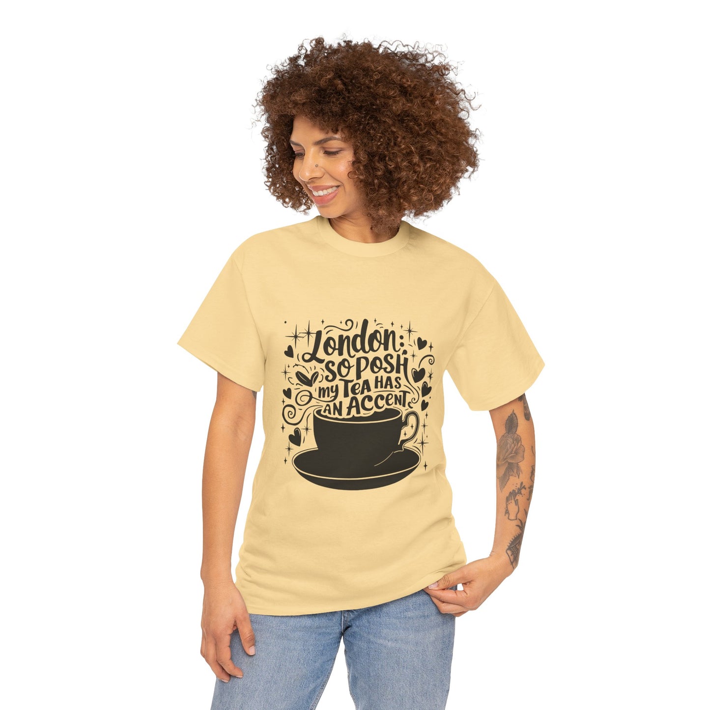 Unisex Heavy Cotton Tee - London's Nostalgic Tea
