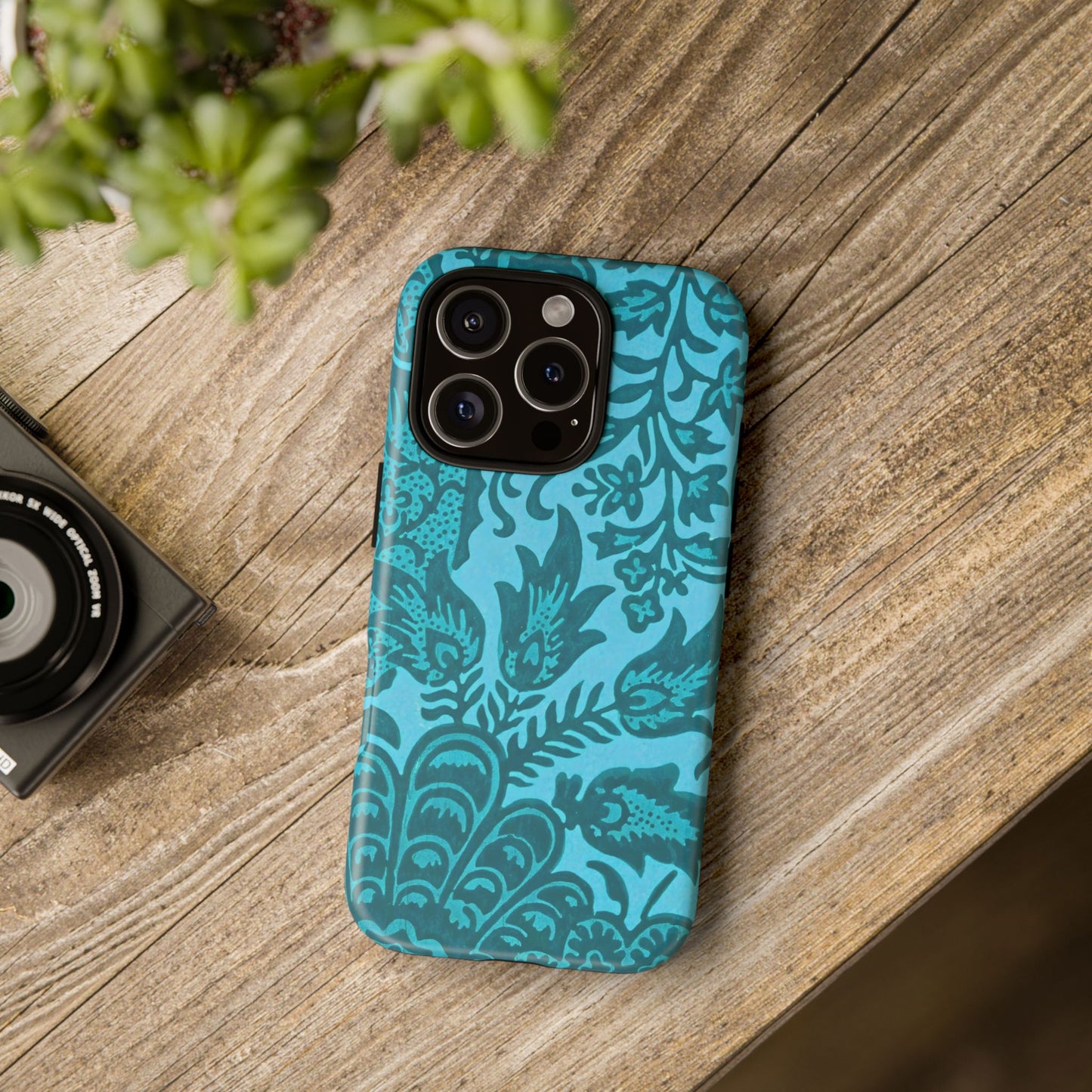 Bohemian Phone Case, Tough Floral Phone Cover, Artistic Phone Protector, Gift for Her, Unique Tech Accessories