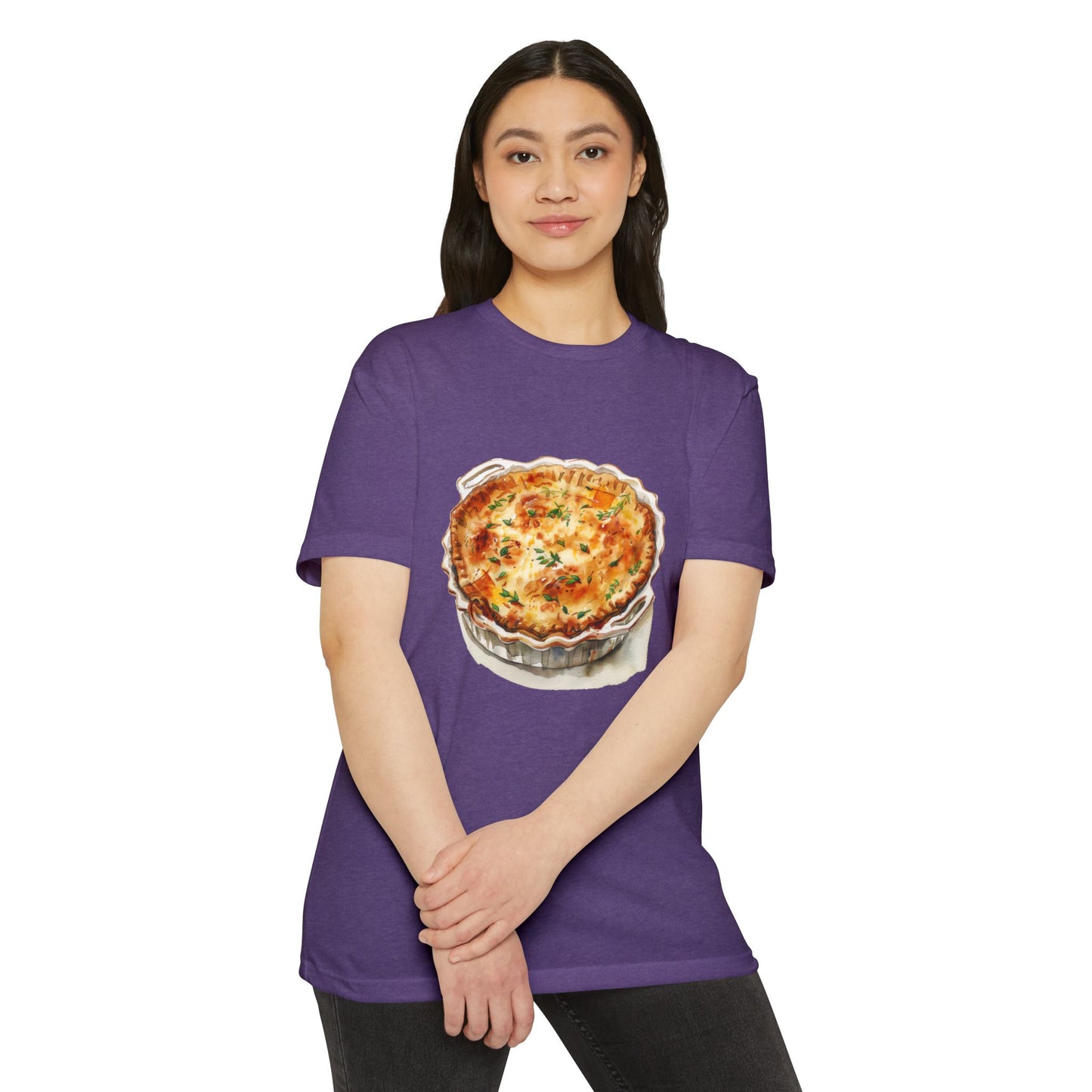 Unisex CVC Jersey T-shirt - A Taste of Tradition - Iconic British Cuisine