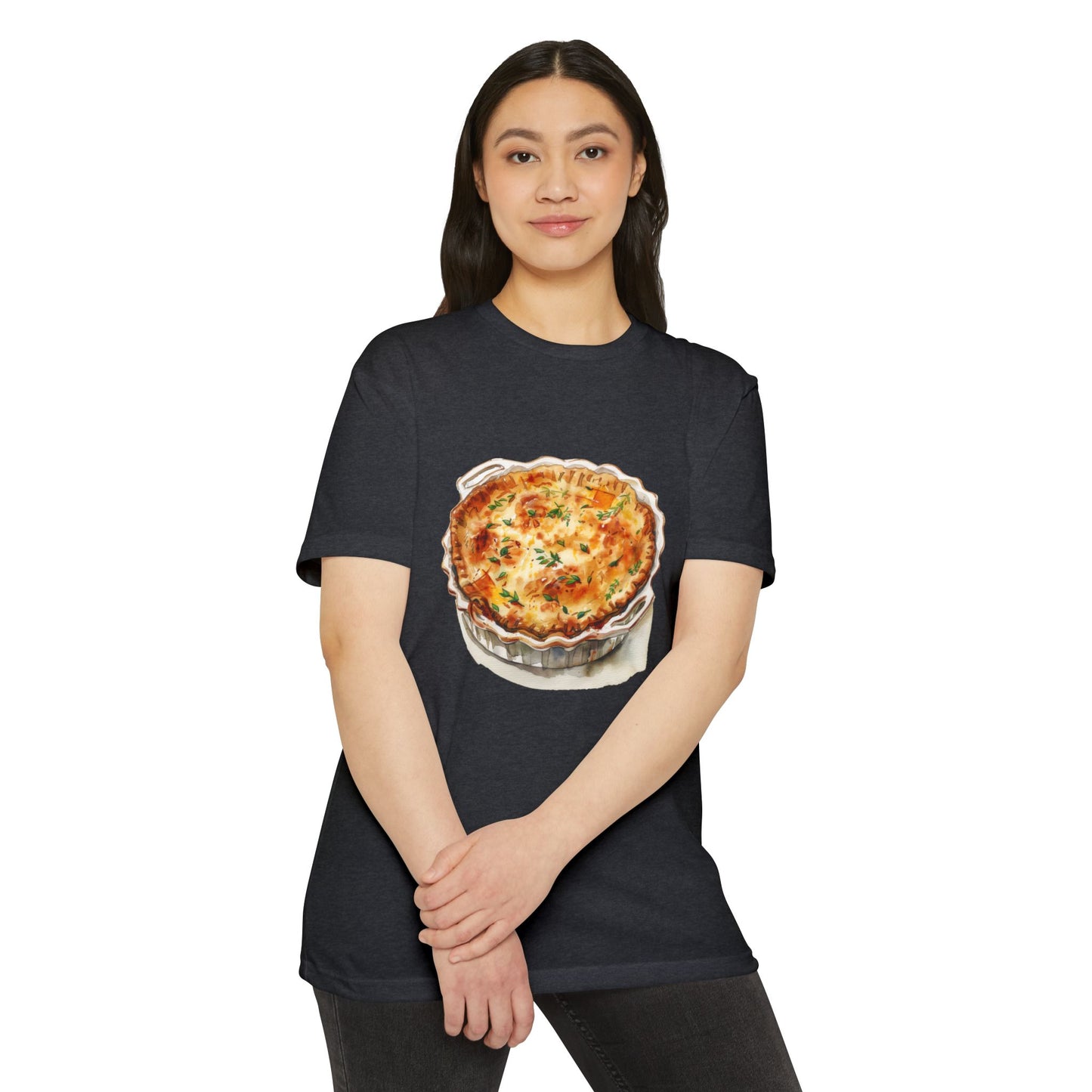 Unisex CVC Jersey T-shirt - A Taste of Tradition - Iconic British Cuisine