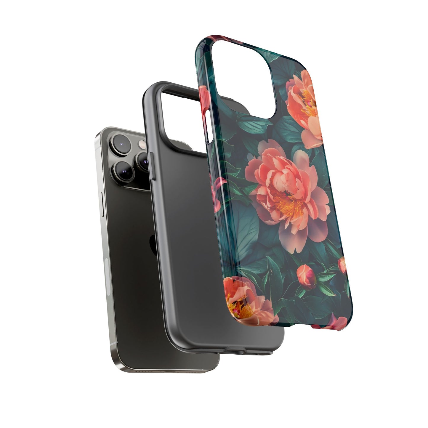 Floral Phone Case - Tough Cases, Flower Design, Botanical Art, Phone Accessory, Gift for Her, Nature Lovers