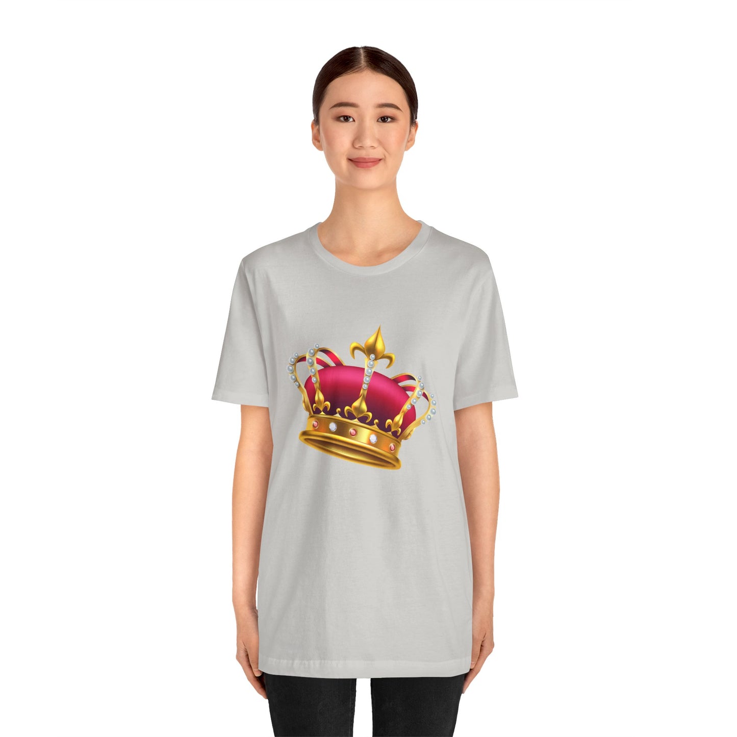 Unisex Jersey Short Sleeve Tee - British Royal Crown Design - Iconic Symbol of Monarchy