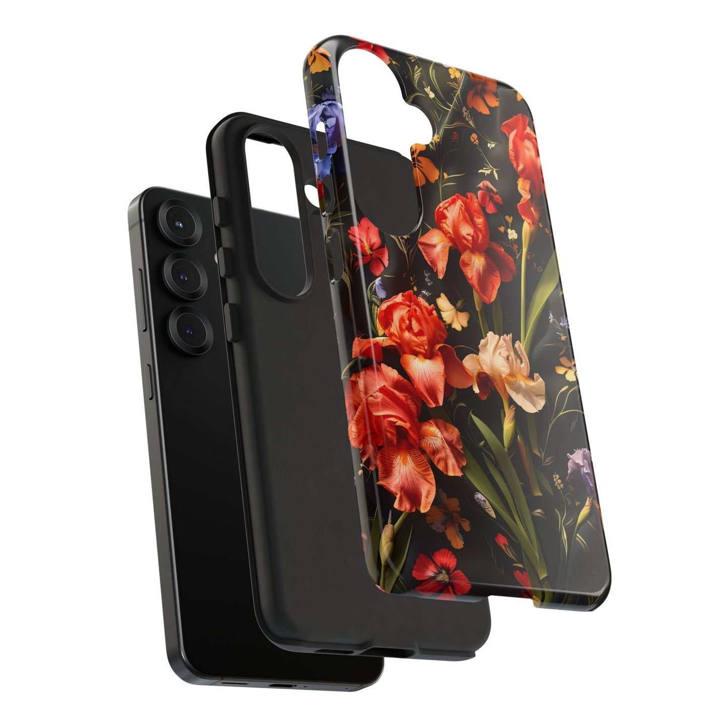 Floral Tough Case for Phone, Durable Protective Phone Cover, Gift for Flower Lovers, Phone Accessories, Spring Vibes