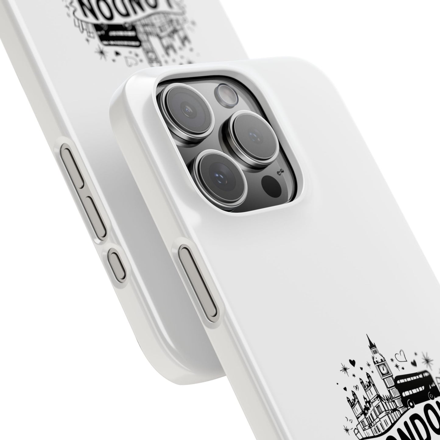 Stylish London Phone Case, Slim Phone Case for Travelers, Gift for London Lovers, Unique Phone Cover, Trendy Cell Phone Protector