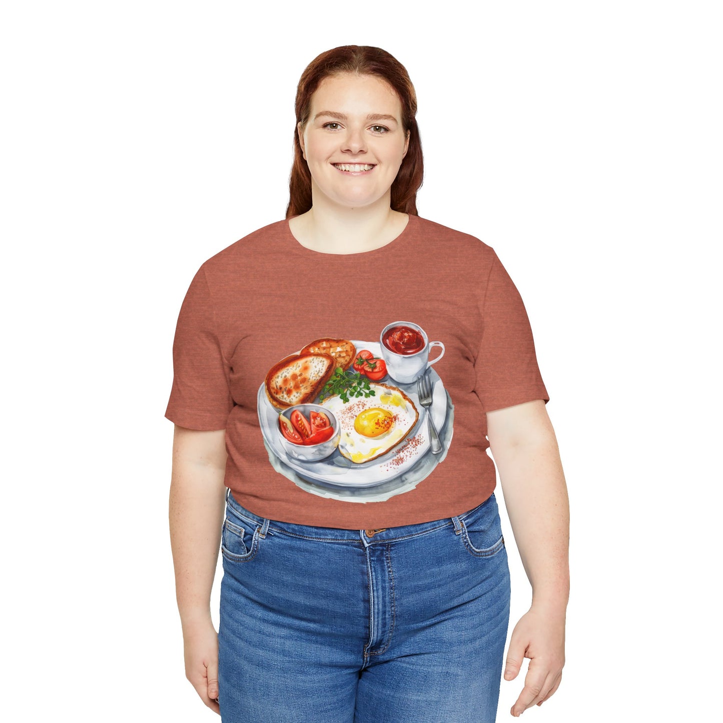 Unisex Jersey Short Sleeve Tee - From Pies to Puddings - Classic British Dishes