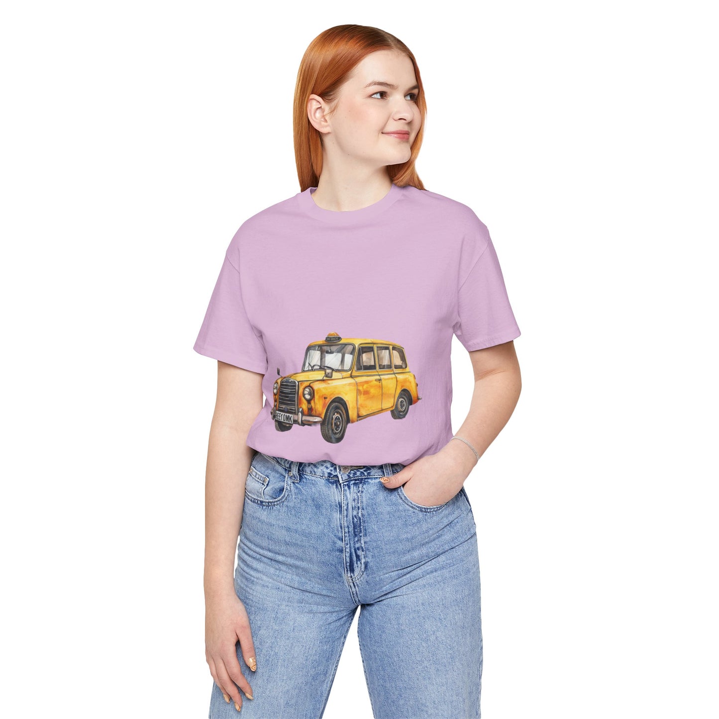 Unisex Jersey Short Sleeve Tee - Trendy British Vintage Car