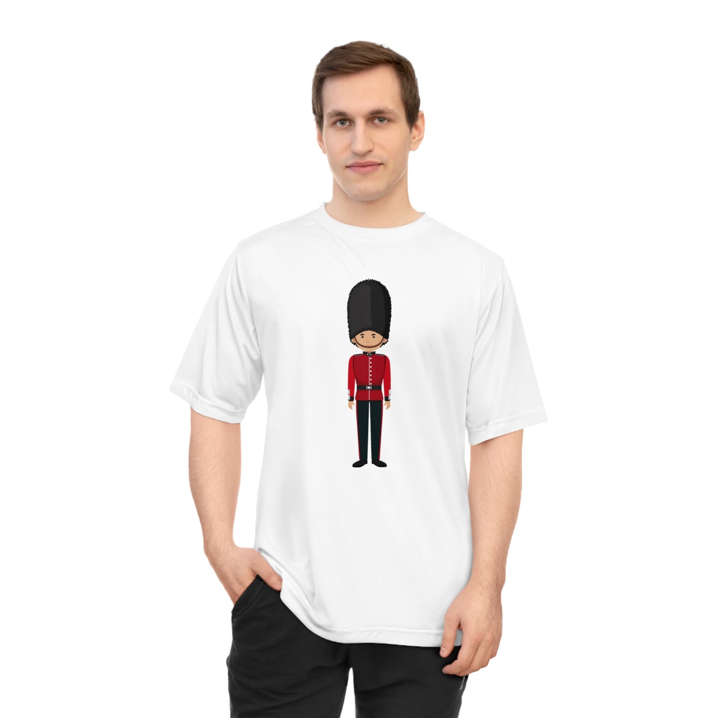 Unisex Zone Performance T-shirt - Guarding Tradition - The British Soldier